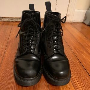 Dr. Martens 1460 mono 8-eye boot in black, size 7
